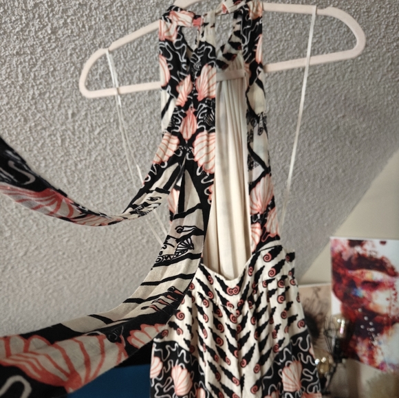 Free People 🤍 Zandra Rhodes Collab Jumpsuit XS (S/M) - Picture 8 of 16